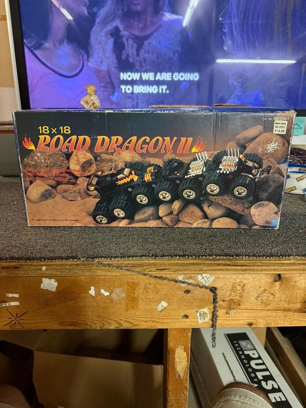 Very Rare Vintage Radio Shack Road Dragon 18 x 18 Truck New In Box